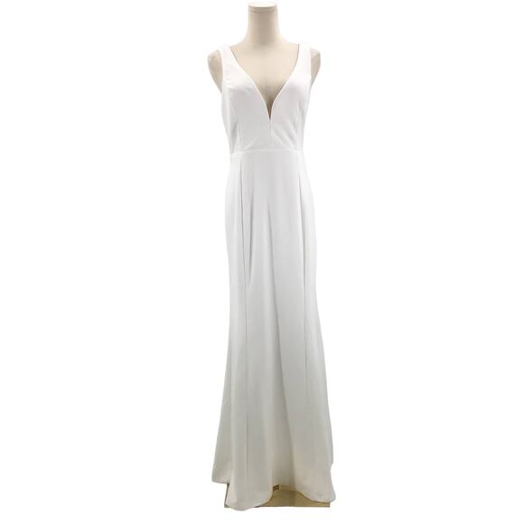 LULU'S SZ M Love Galore White Mermaid Maxi Bridal Wedding Formal Dress NEW B106 - Picture 2 of 10